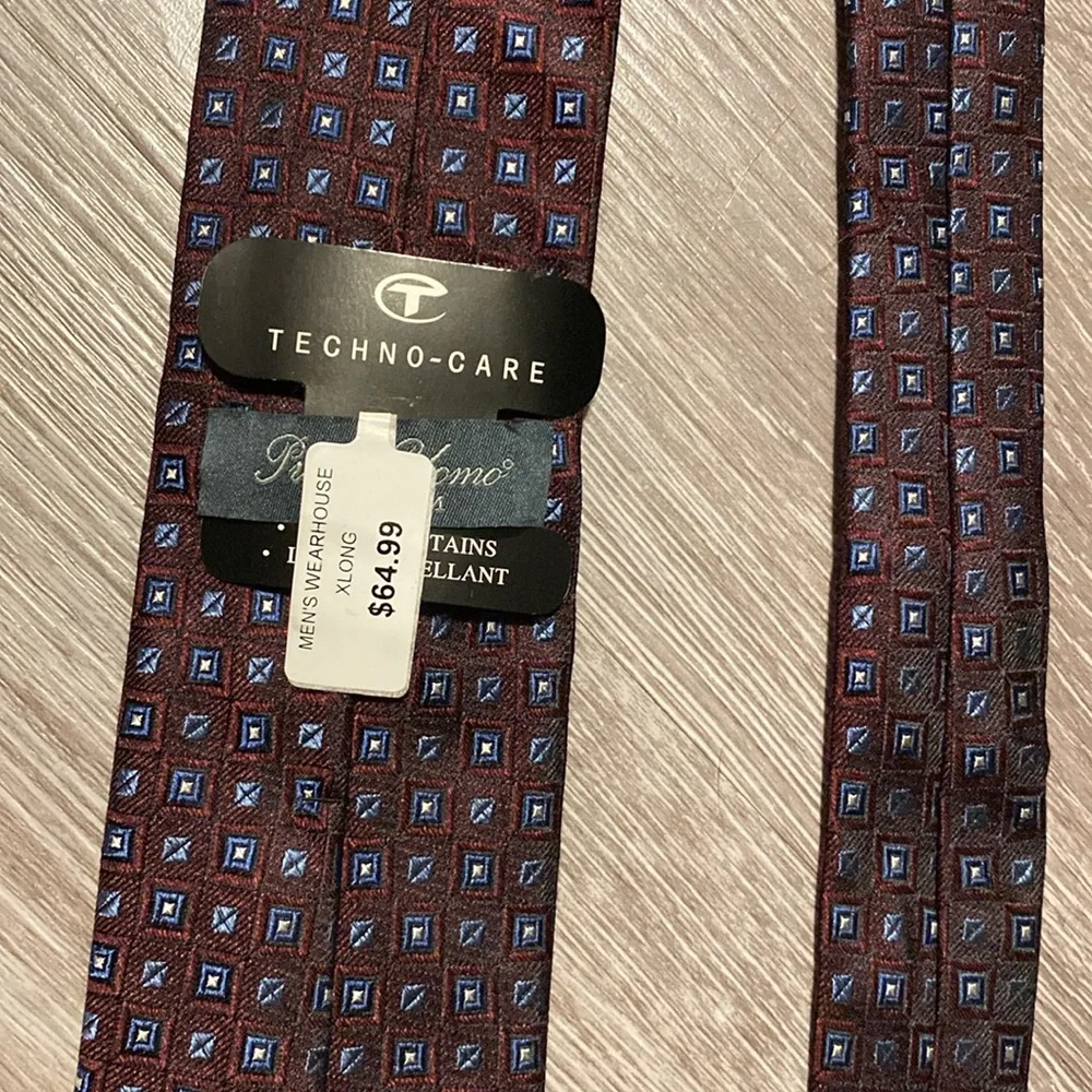 Elegant Big And Tall Burgundy Pronto Uomo Tie